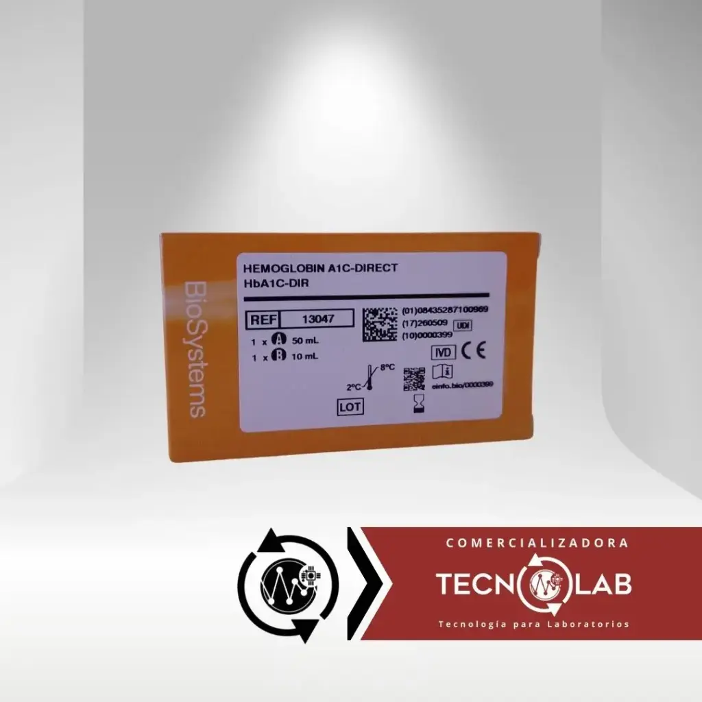 [13047] 13047 HEMOGLOBINA A1C DIRECTA  HbA1C-DIR 1x50 + 1x10   ML/KIT60