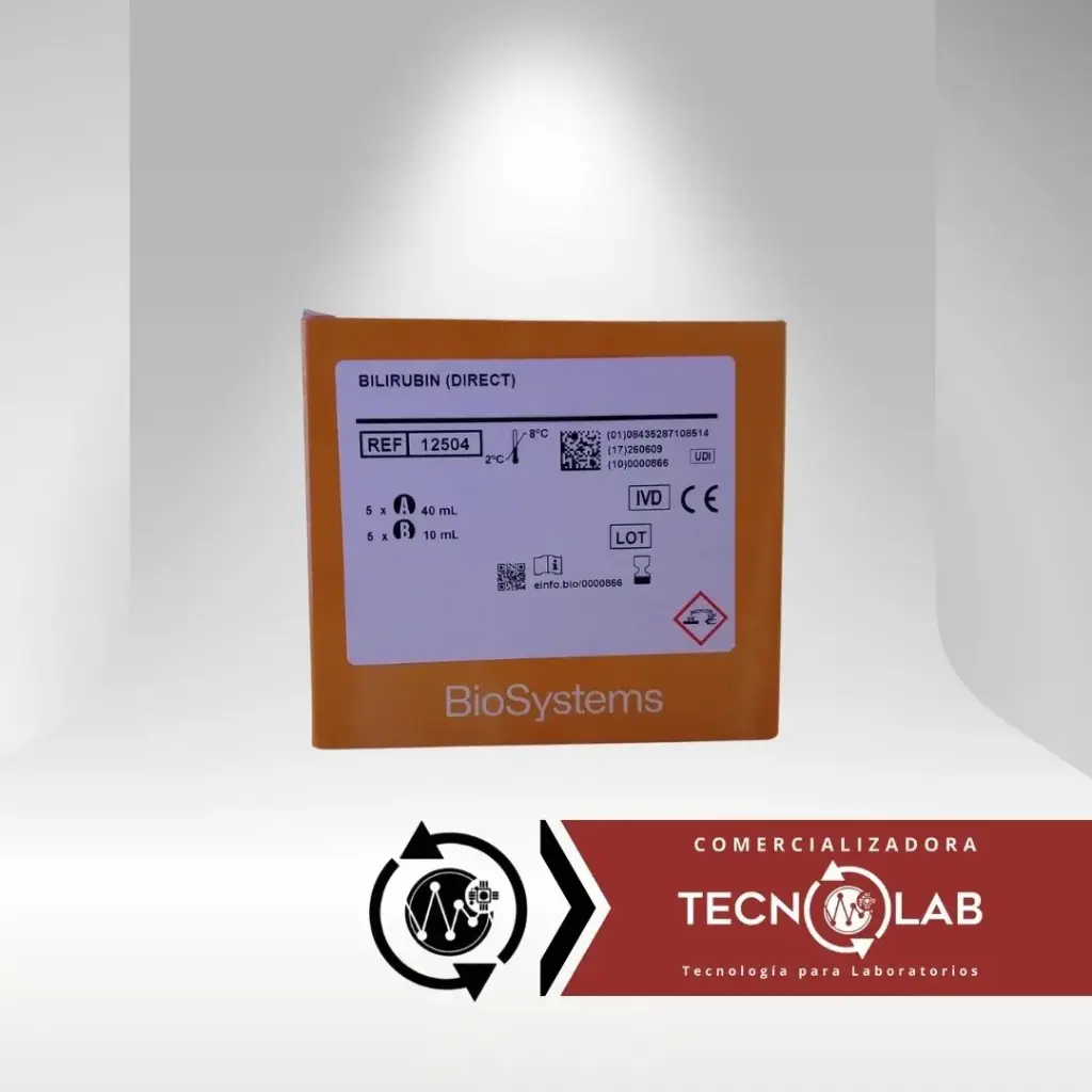 12504 BILIRRUBINA DIRECTA 5x40 + 5x10   ML/KIT250