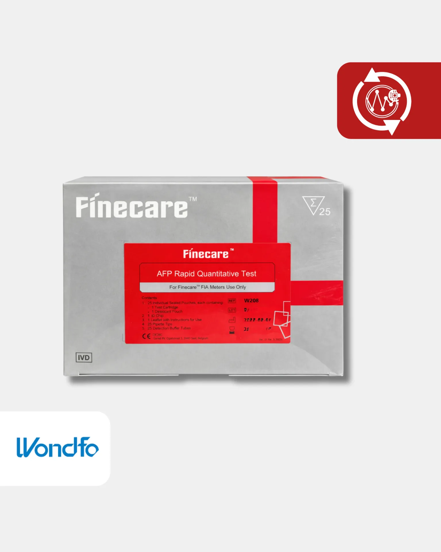 W208 Prueba cuantitativa rápida de AFP (proteína alfa fetal)