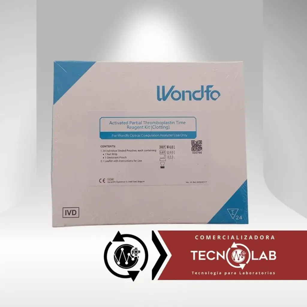 W481 APTT Rango medición 18-120 s Muestra ST-AC Pzas/Kit 24