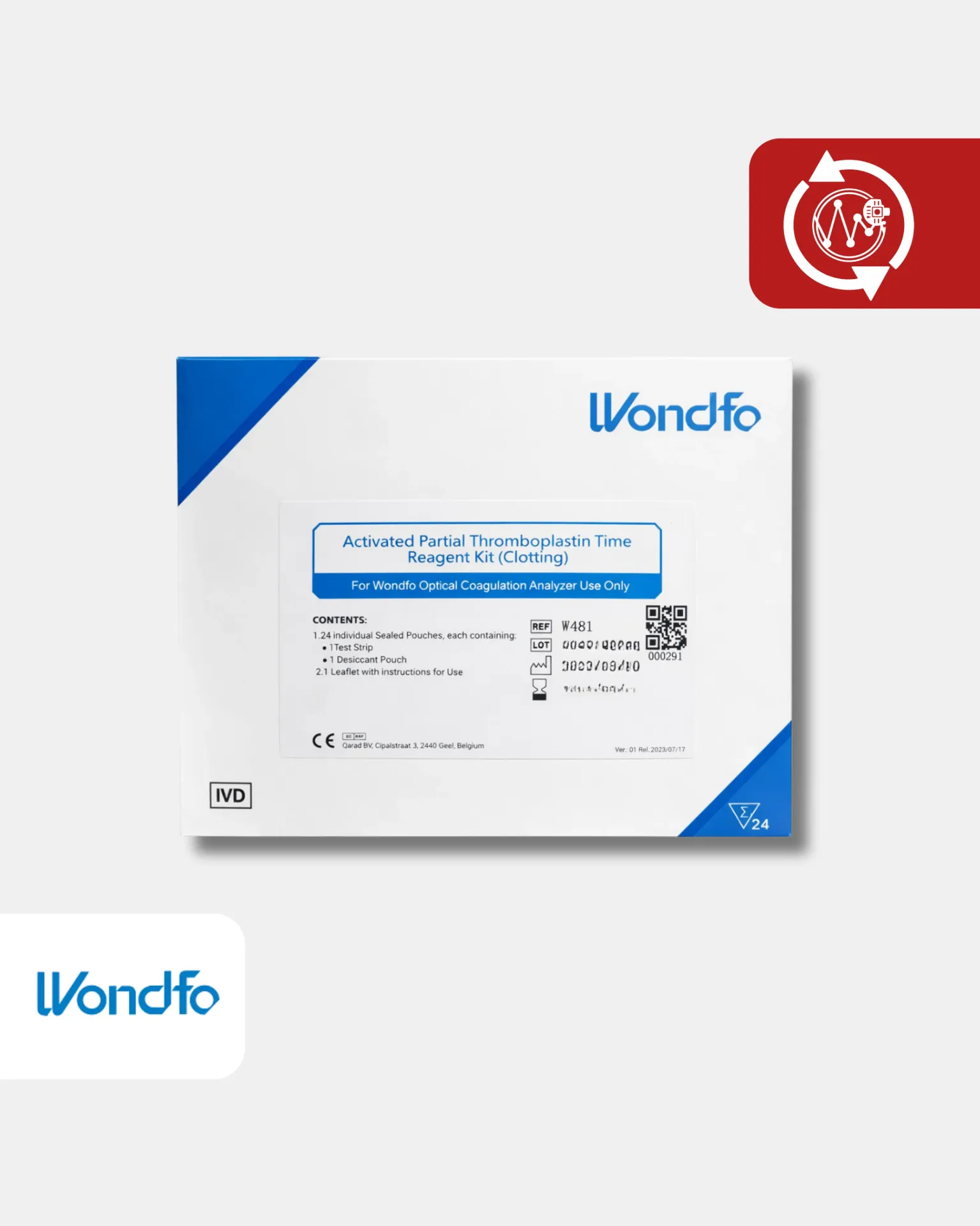 [W481] W481 APTT Rango medición 18-120 s Muestra ST-AC Pzas/Kit 24