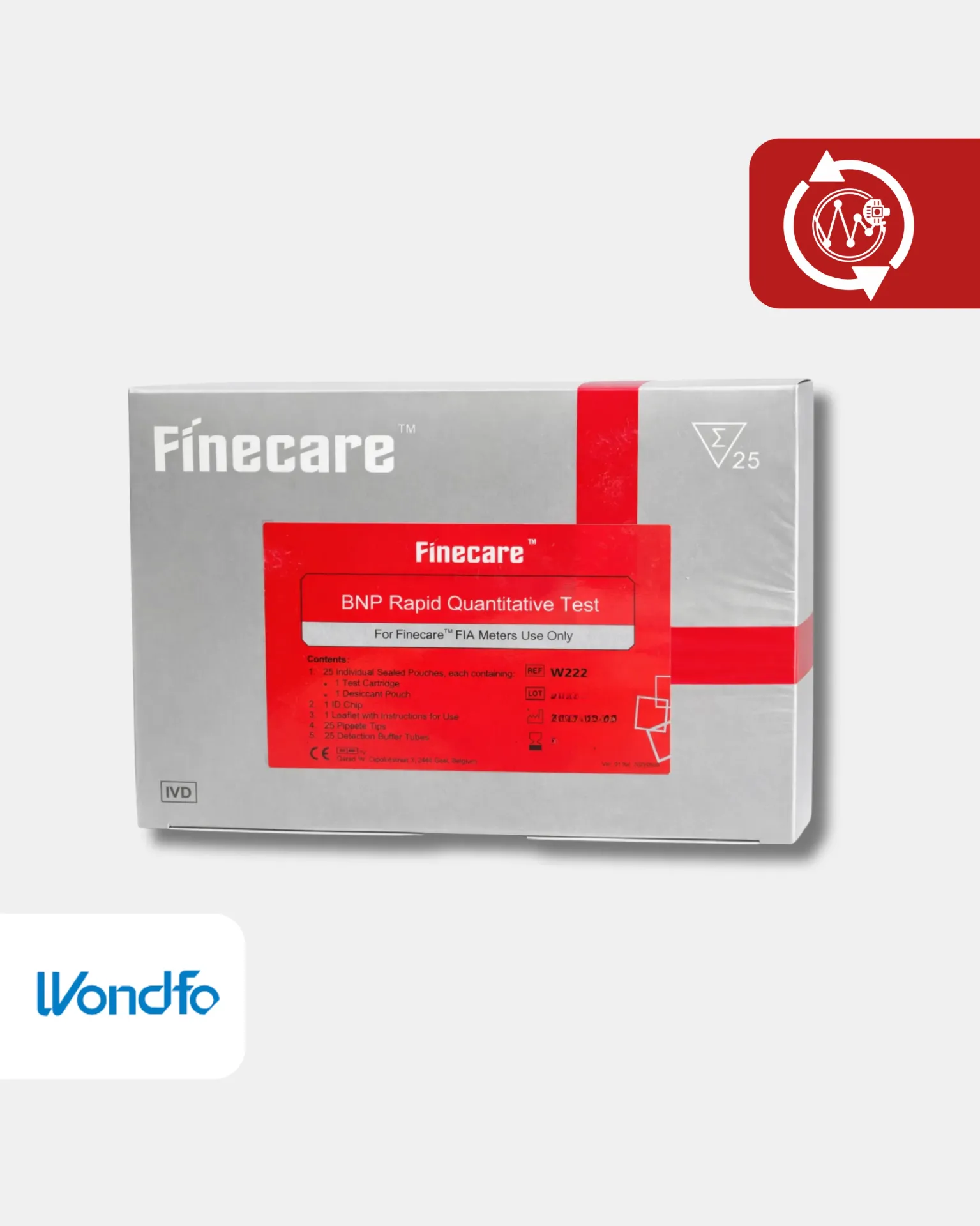 [W222] W222 BNP* Heart Failure WB/S
  /P Pruebas/Kit 25