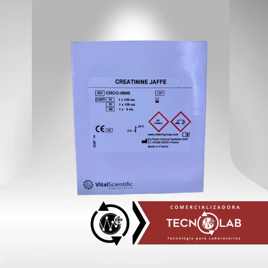 [CRCO-0600] CRCO-0600Creatinina (Jaffe)Abierto + Std2 x 125 mL + STD