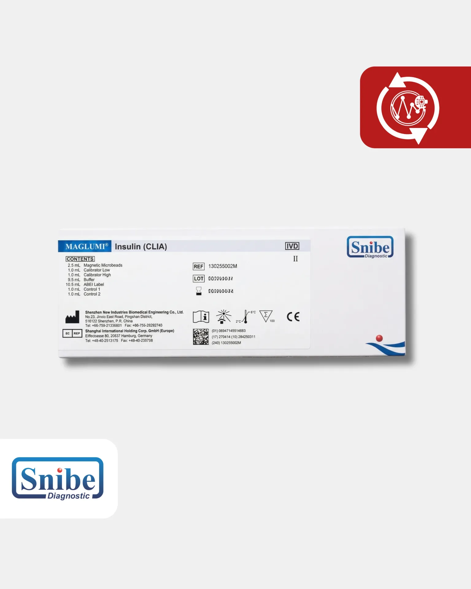 [130255002M] MAGLUMI Insulin (CLIA) 2nd G100Segunda Generación