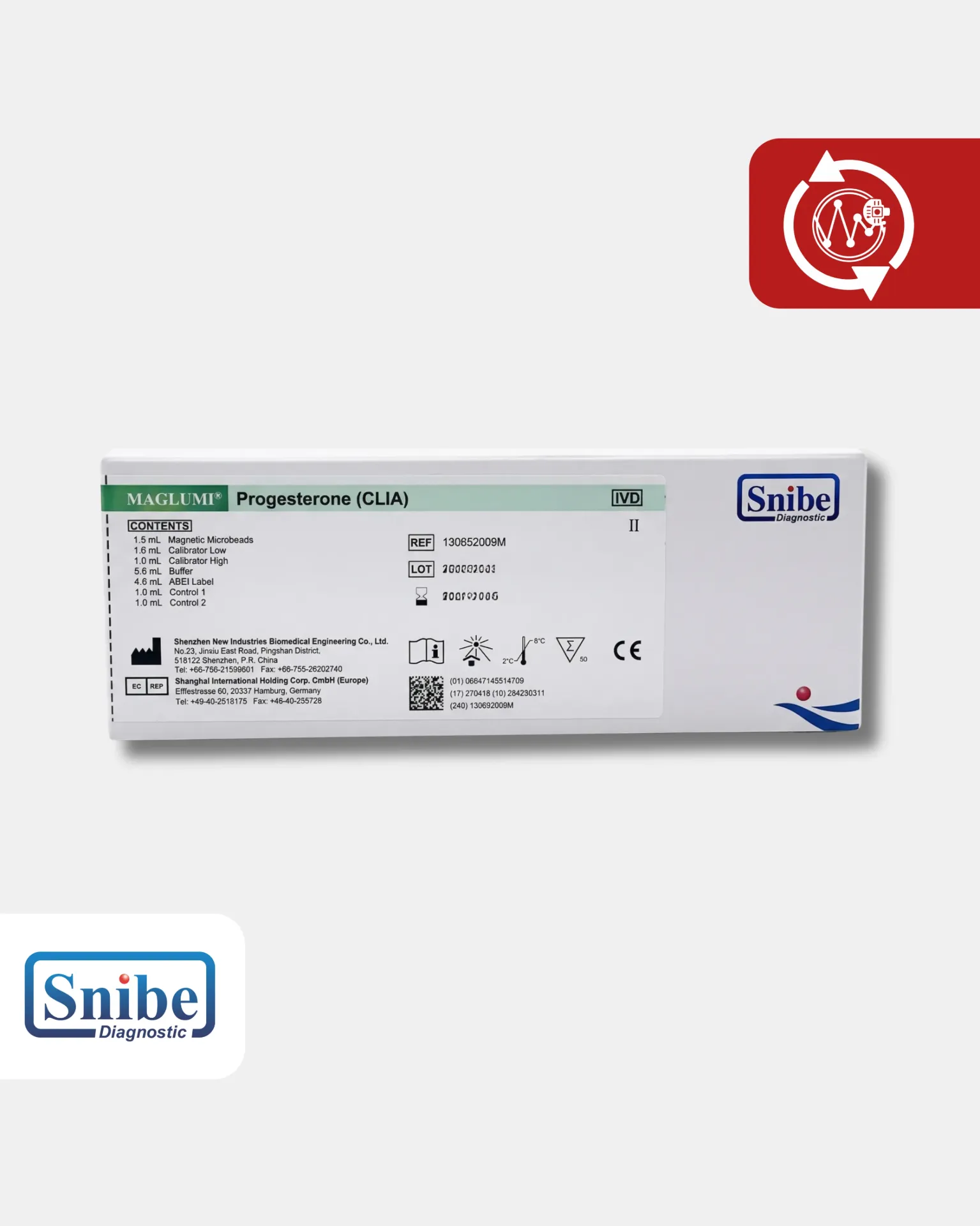 [130652009M] 130652009M MAGLUMI Progesterone (CLIA)-50 2nd G50Segunda Generación