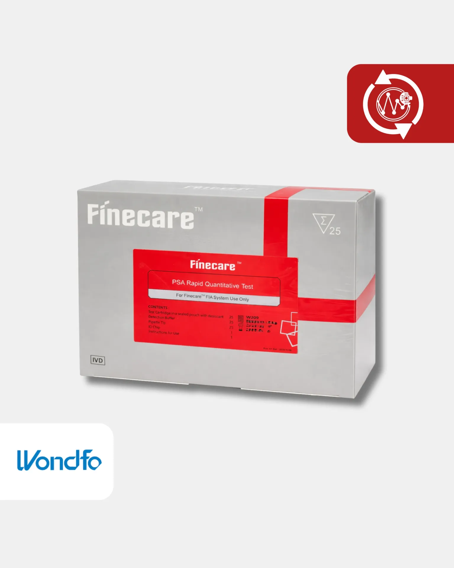 W209 PSA* Prostate Cancer WB/S/P Pruebas/Kit 25