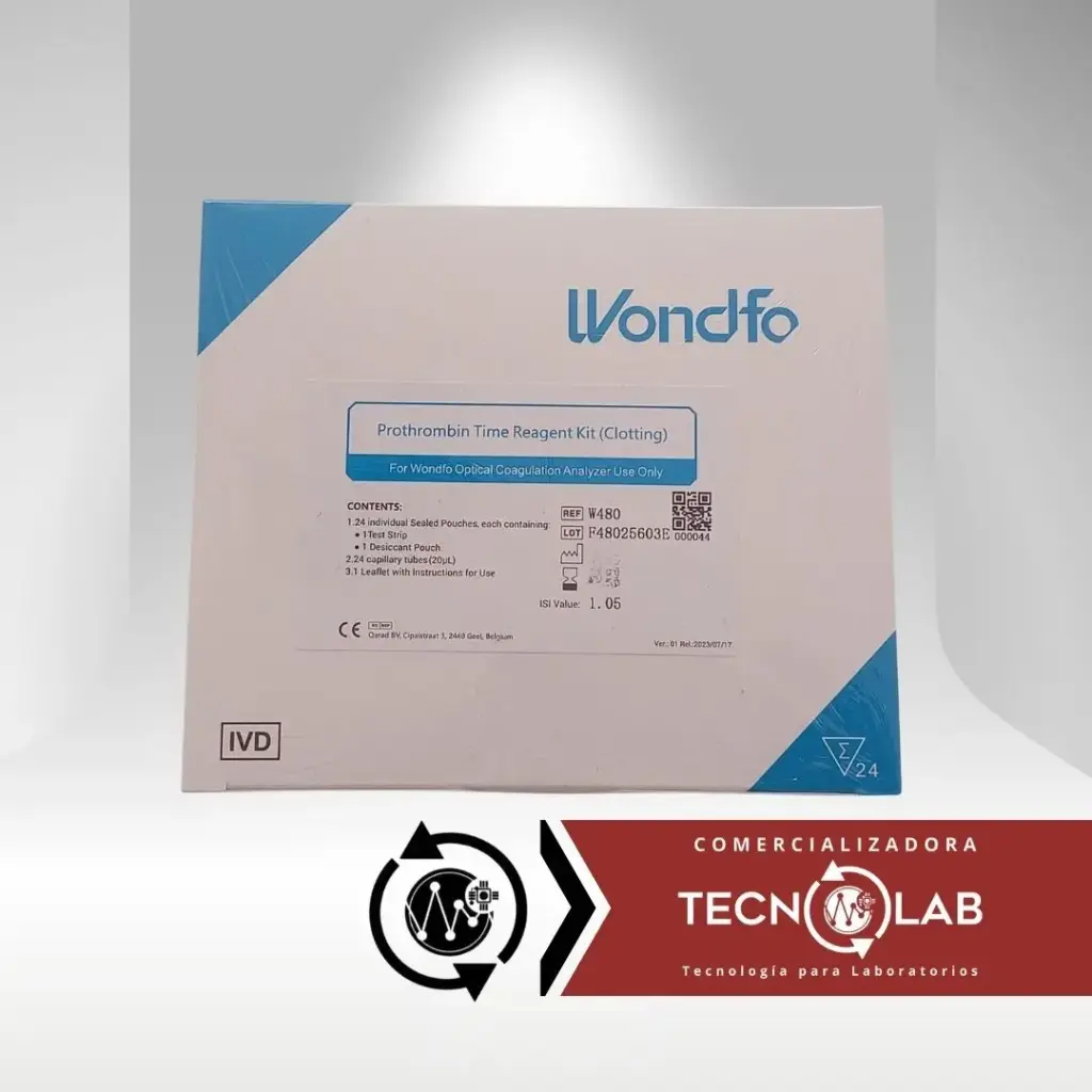 [W480] W480 PT / INR Rango medición 70-90 s Muestra ST-AC Pzas/Kit 24