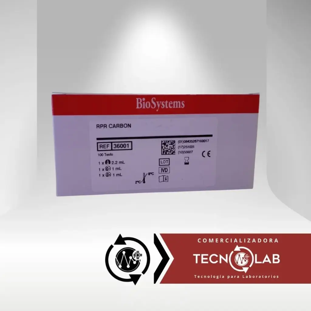 36001 SIFILIS RPR CARBON 100 TEST   ML/KIT