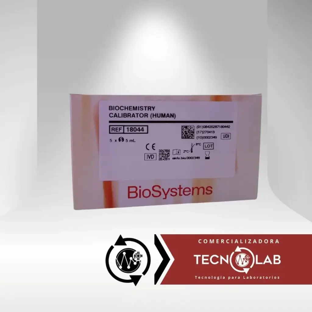 18044 SUERO CALIBRADOR BIOQUIMICA HUMANO 5x5   ML/KIT25