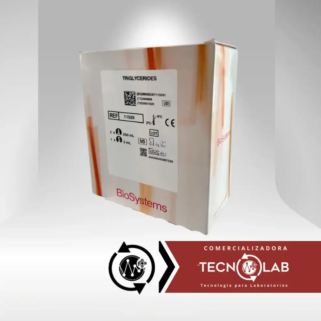 11529 - TRIGLICERIDOS 2x250   ML/KIT 500
