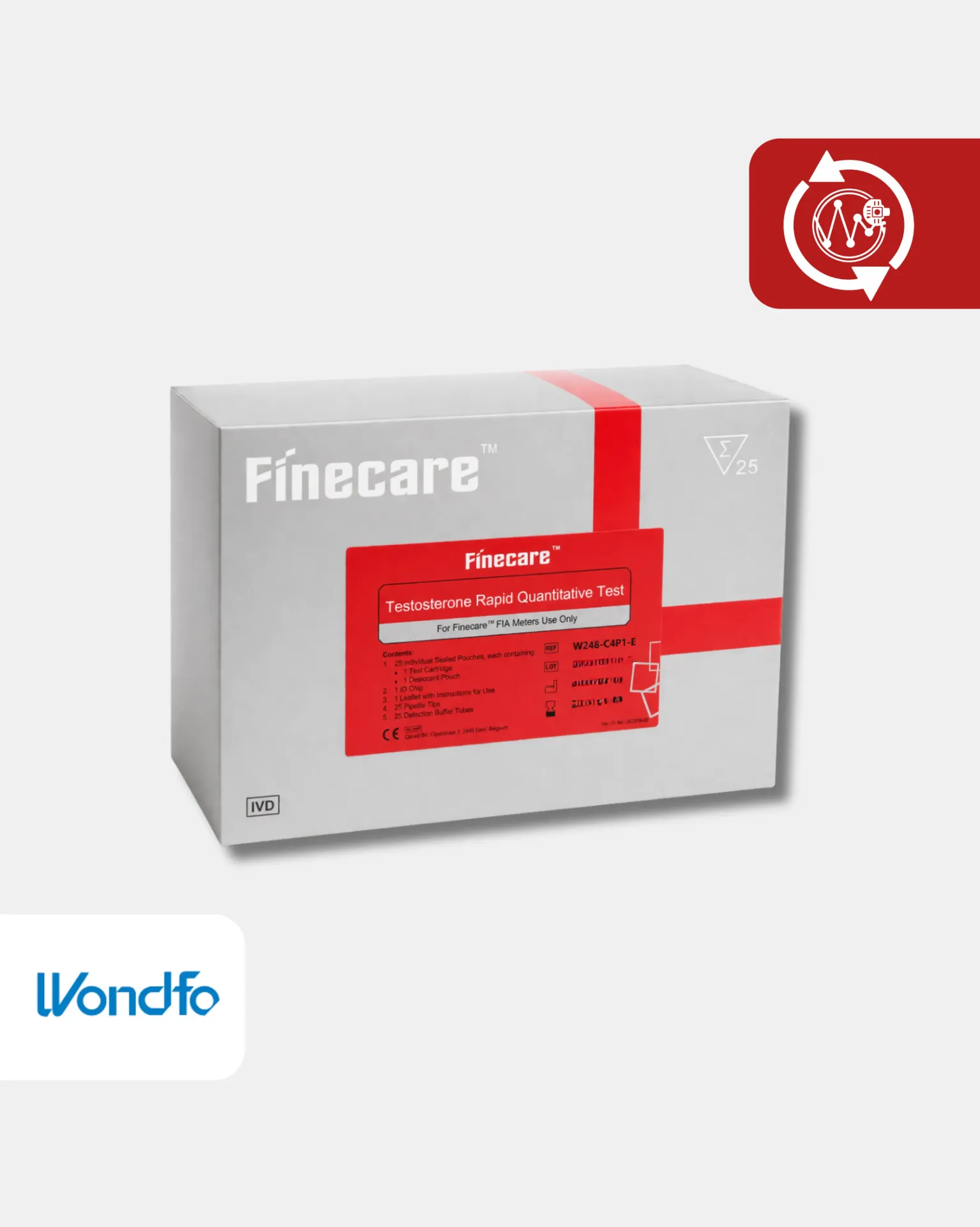 [W248] W248 Testostero ne* Fertility WB/S/P Pruebas/Kit 25