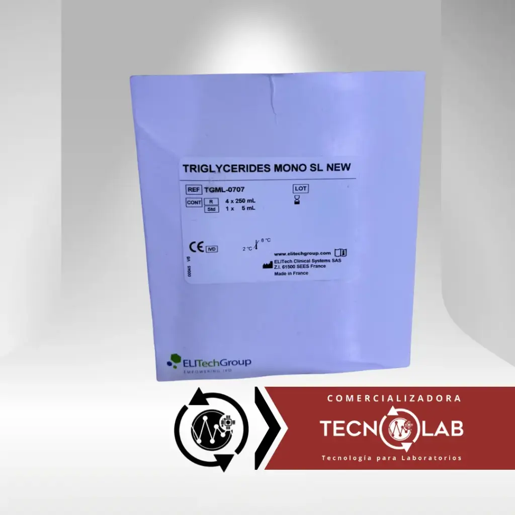 TGML-0707 Triglicéridos (TG)Abierto + Std4 x 250 mL + STD