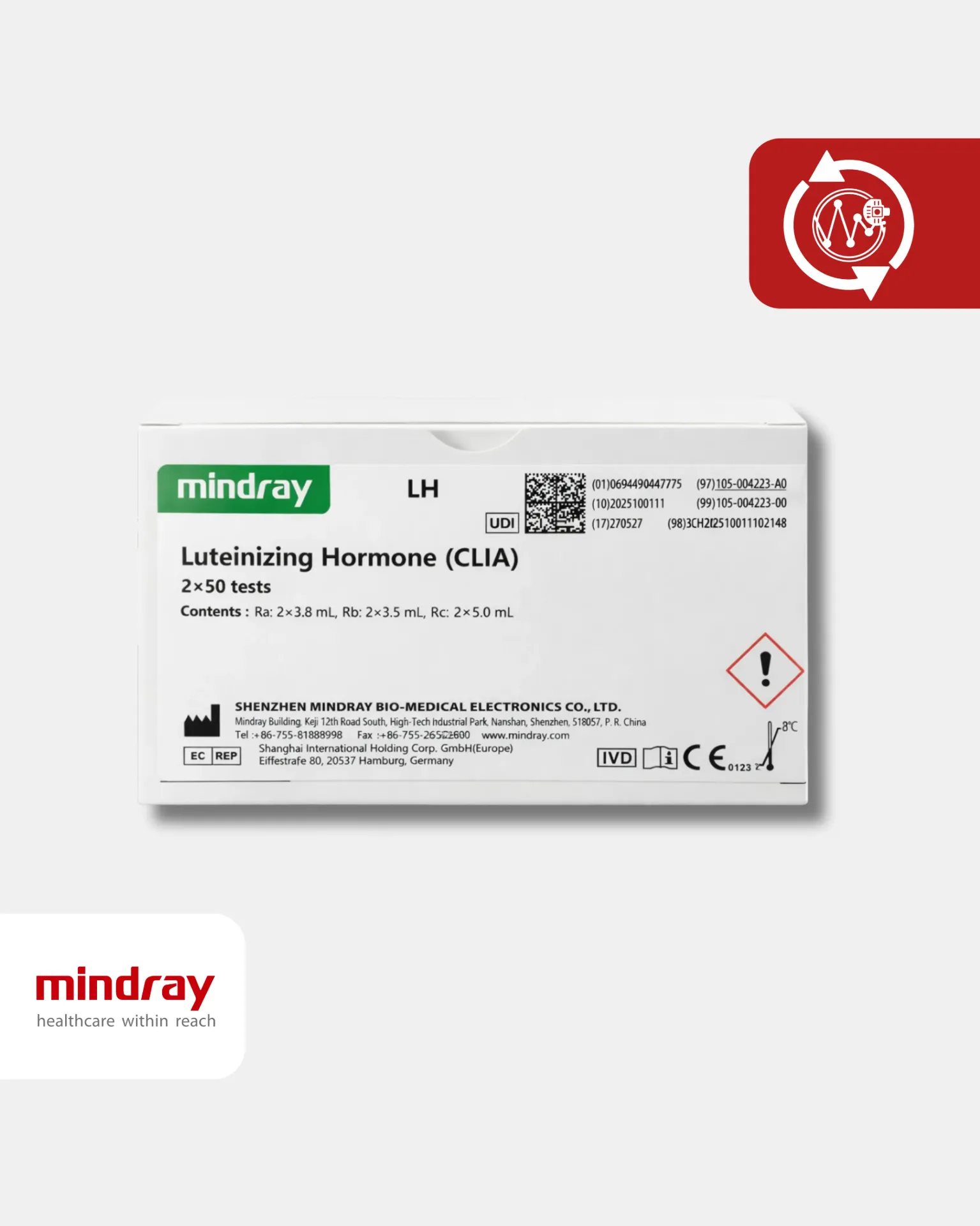 [105-004223-A0] LH Luteinizing Hormone (CLIA) 2*50 T