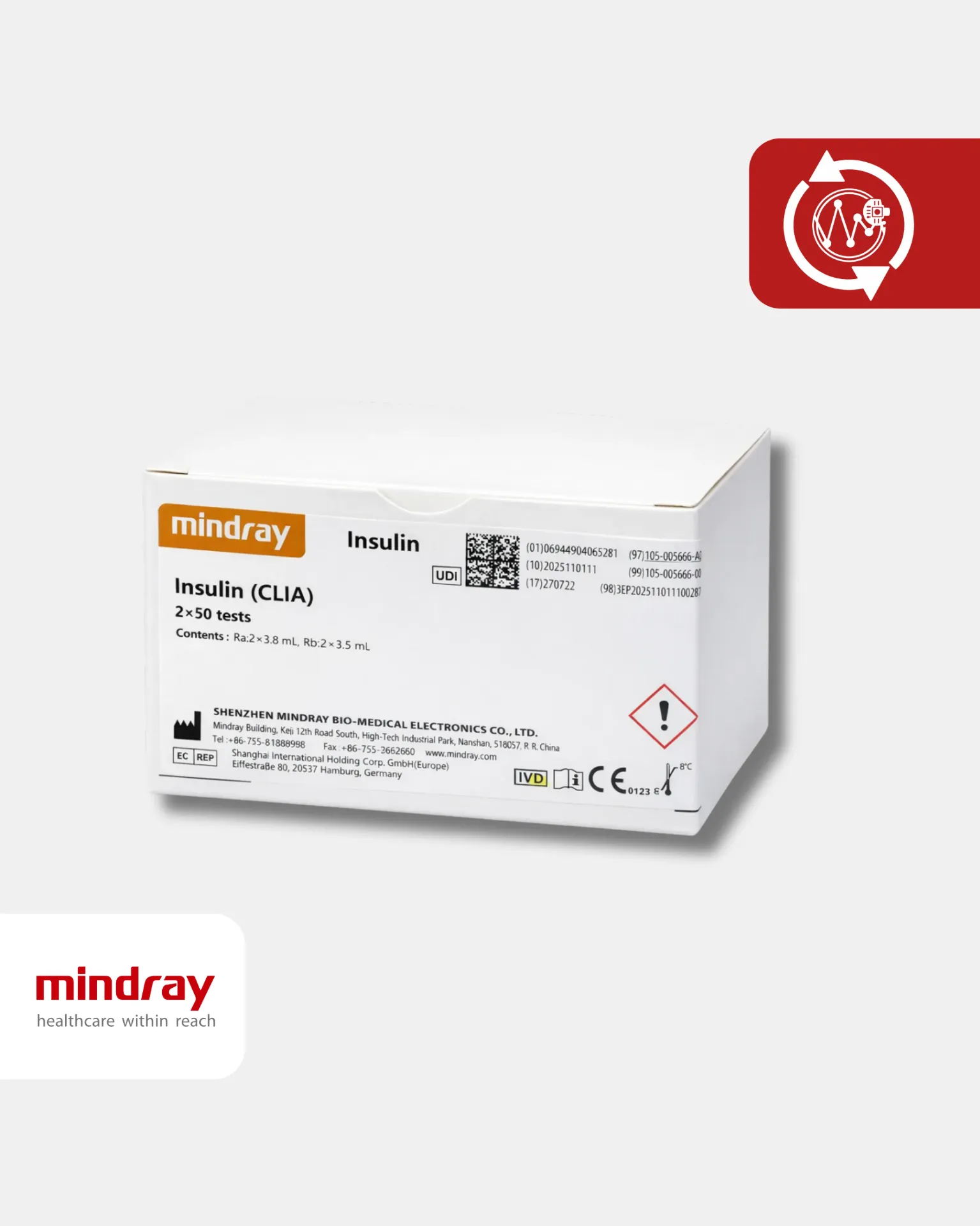 [105-005666-A0] Insulin (CLIA) 2*50 T 