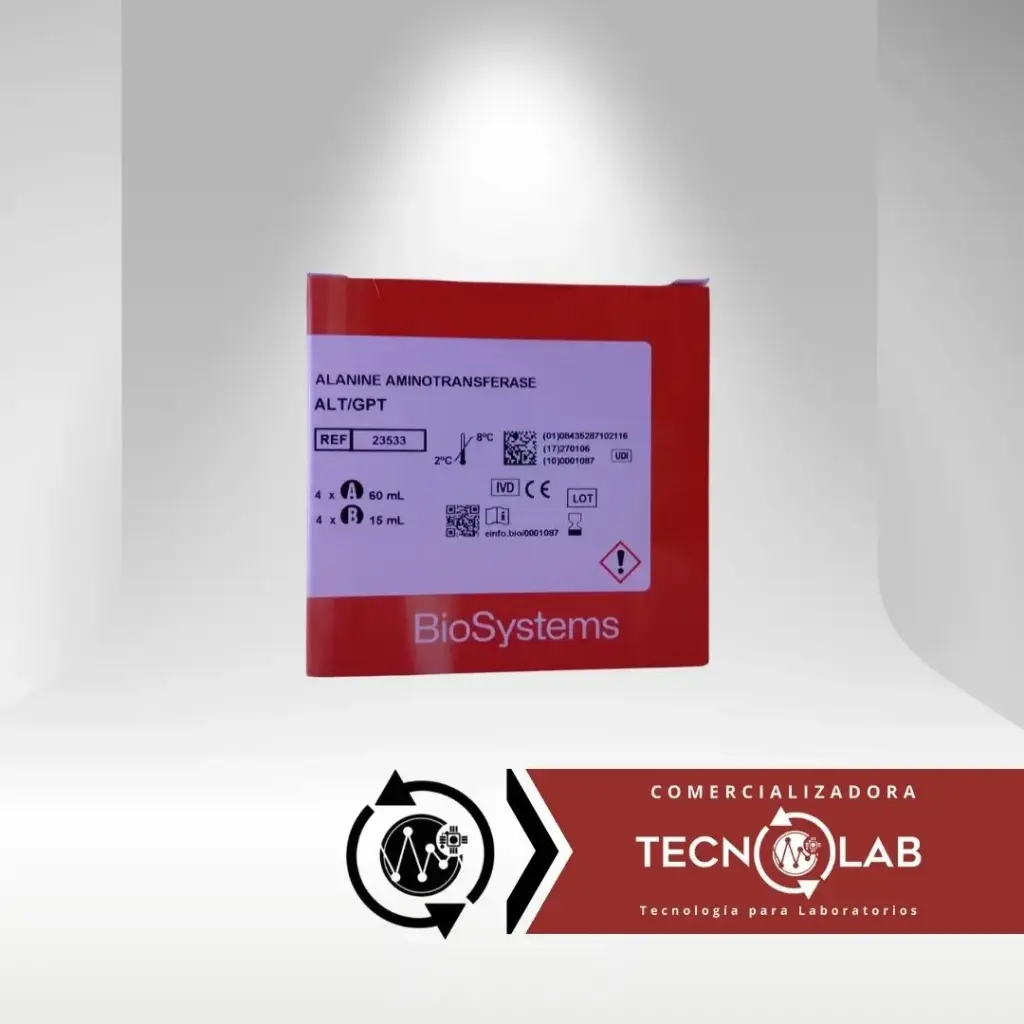 23533 ALANINO AMINOTRANSFERASA (ALT/GPT) 4X60 + 4X15 ML 