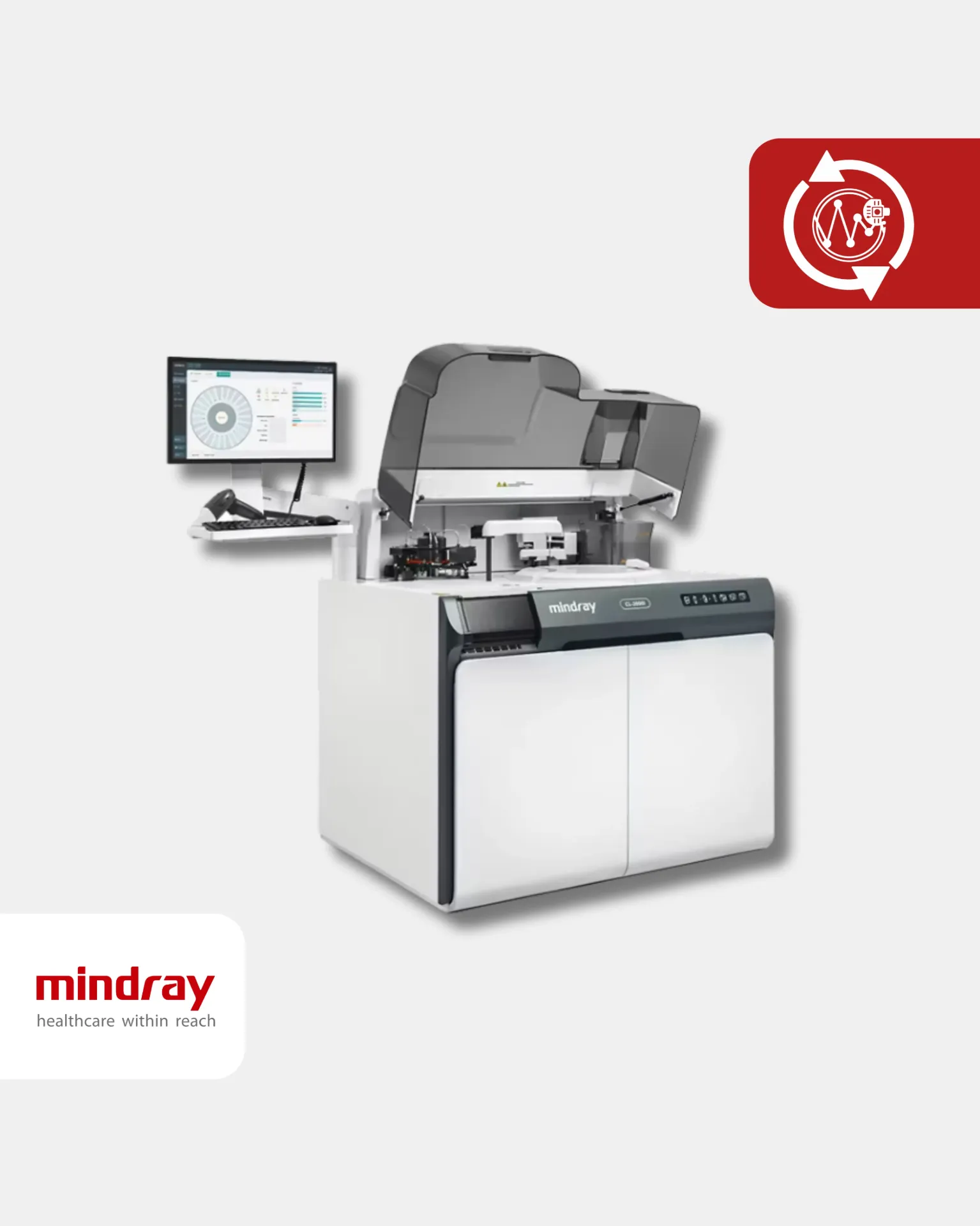 CL-2600i Analizador de inmunoensayo de quimioluminiscencia SKU BM40B-PA00056